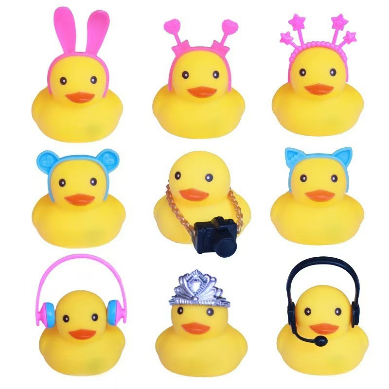 Rubber Duck Bath - 10 Pcs Rubber Duck Accessories Mini