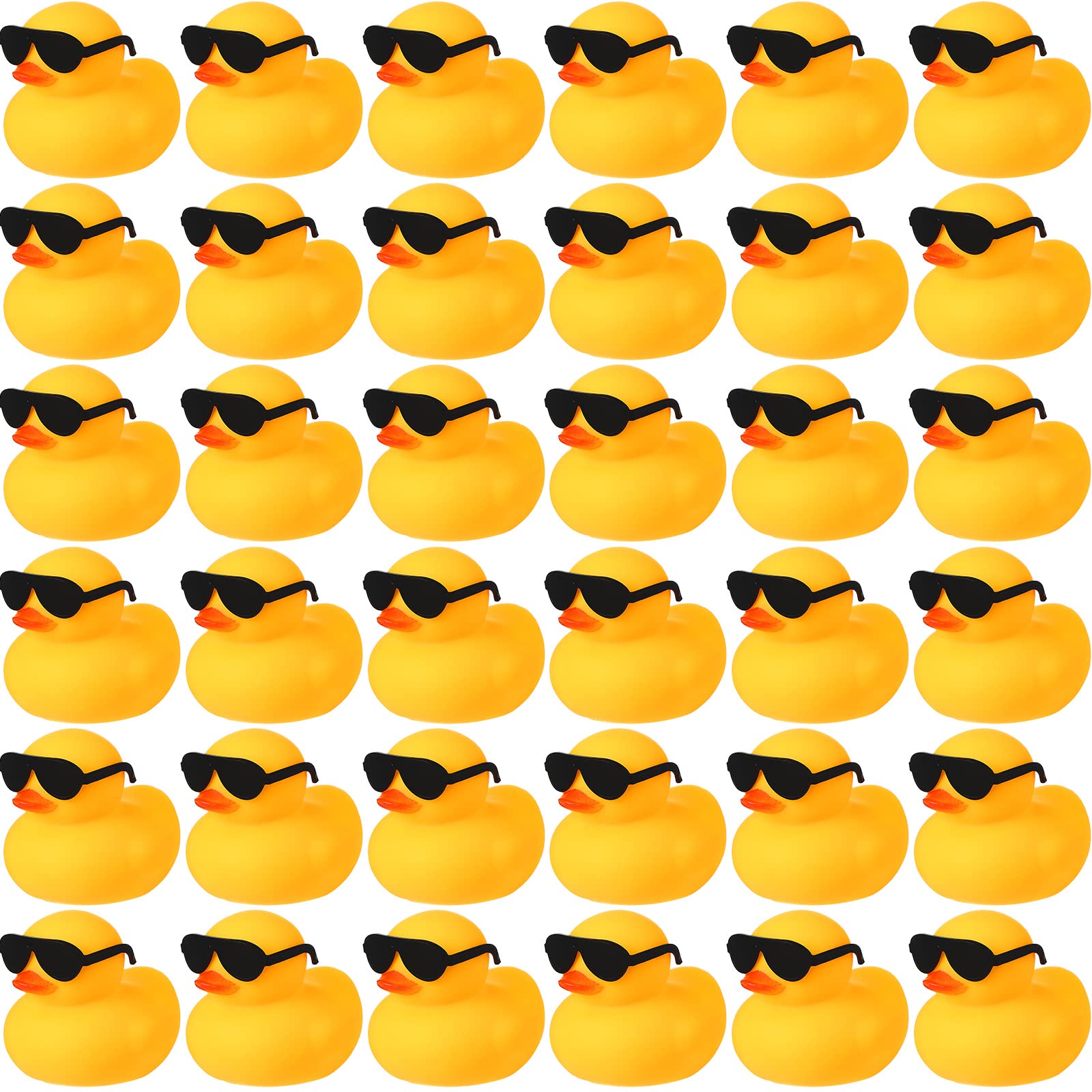 Rubber Duck Bath - 6/12/24pc Rubber Duck Toys Yellow Rubber