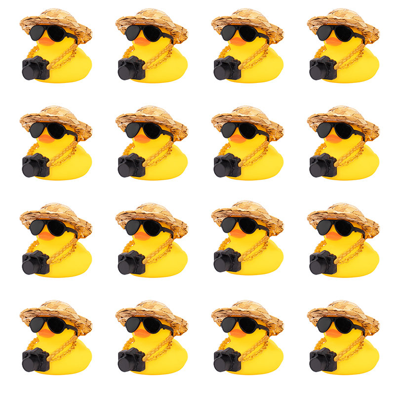 Rubber Duck Bath - 10-100pcs Car Decorations Rubber Ducks, Dashboard