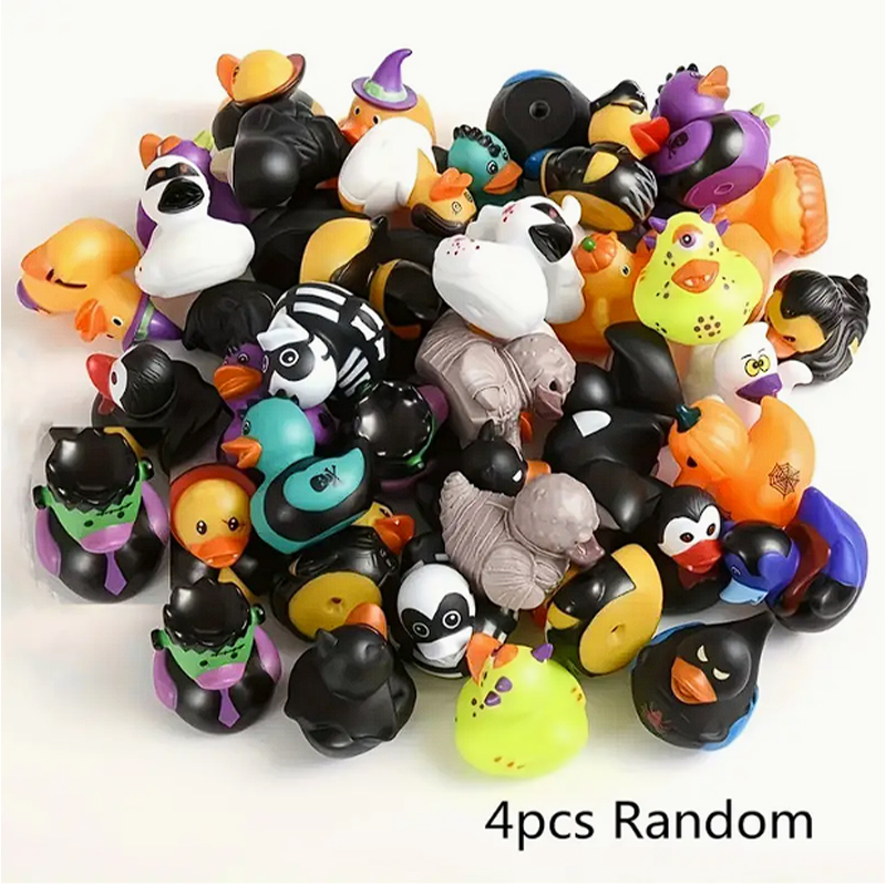 Rubber Duck Bath - 4PCS Halloween Rubber Ducks, 2 Inch