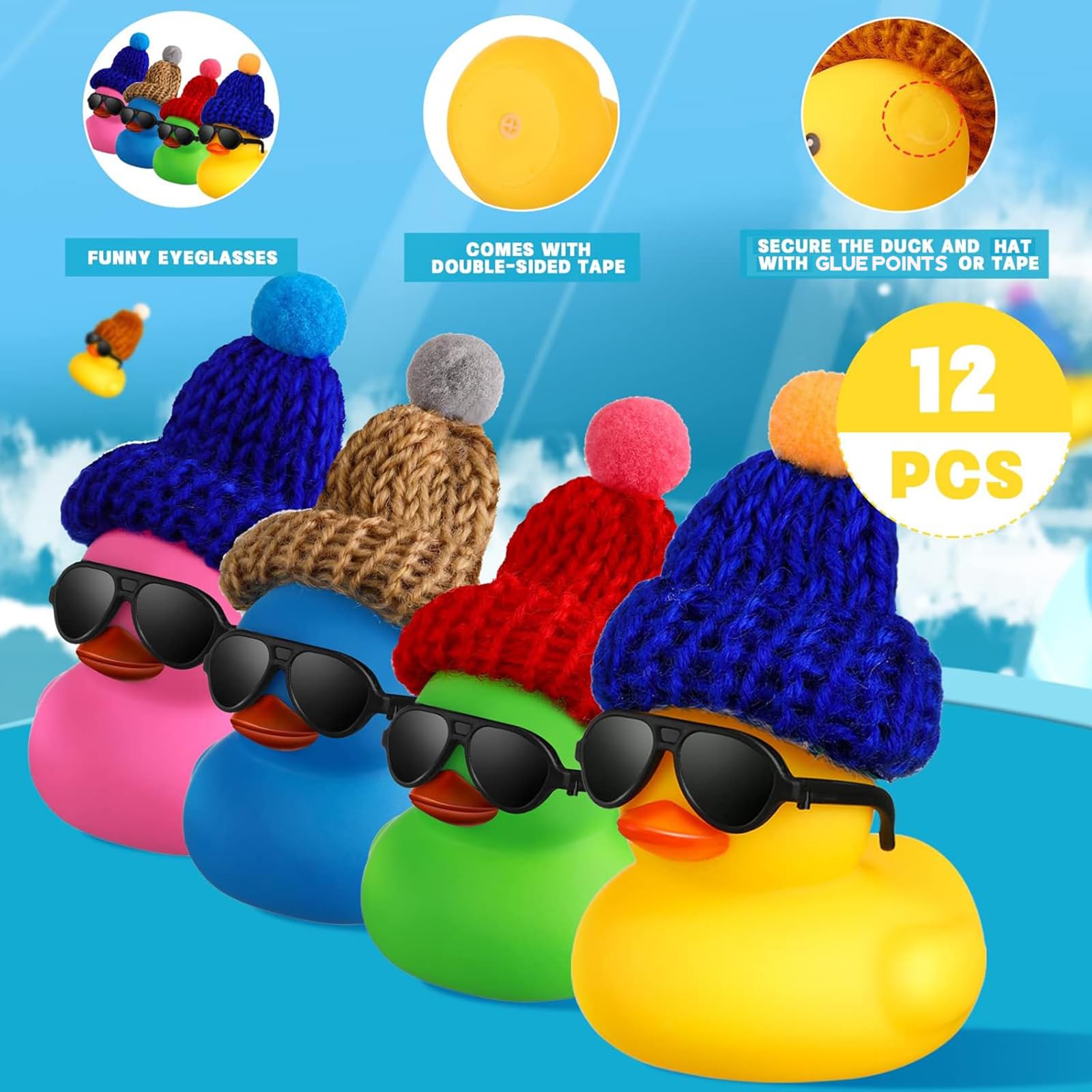 Mini Rubber Ducks with Sunglas - Rubber Duck Bath review and price