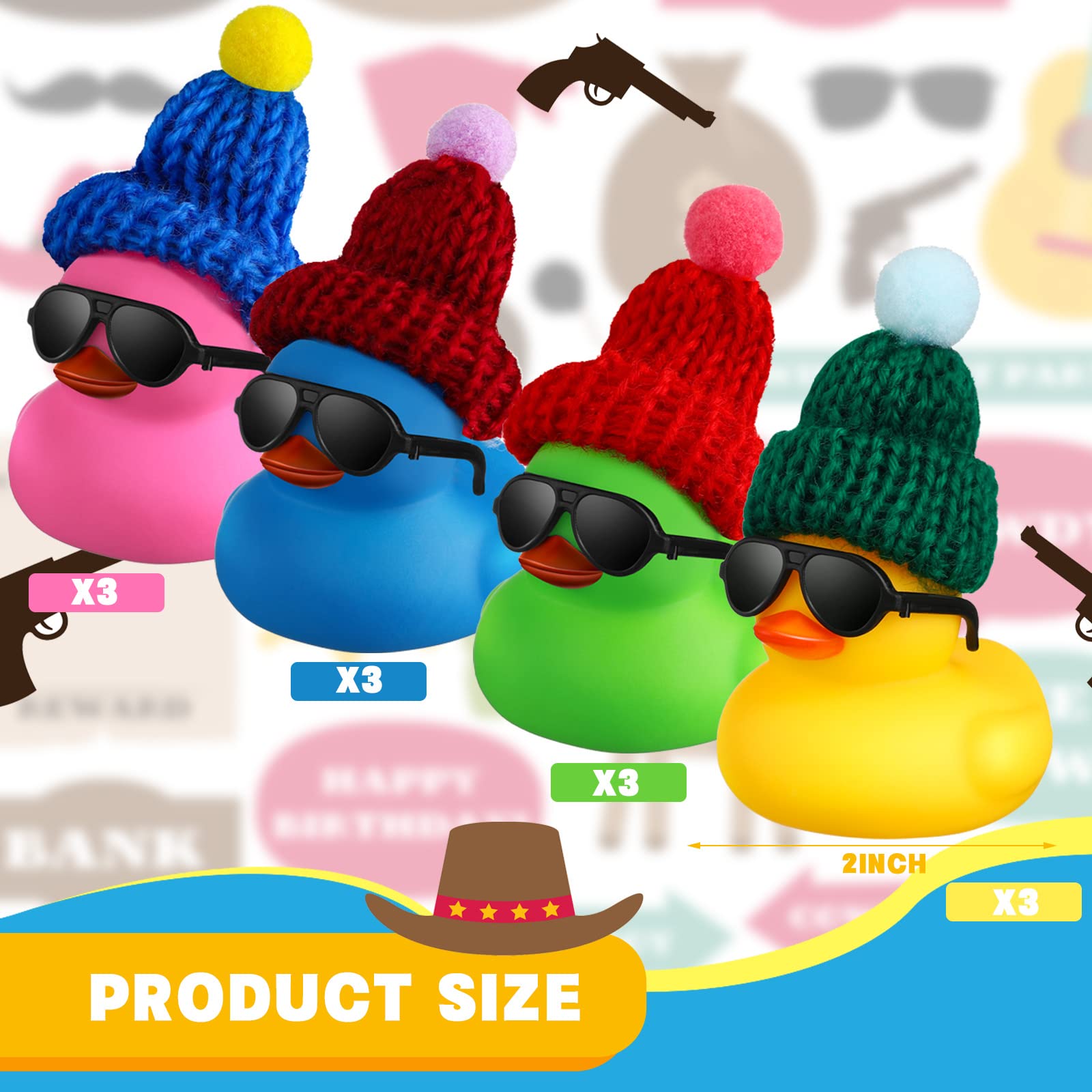 Mini Rubber Ducks with Sunglas - Rubber Duck Bath review and price