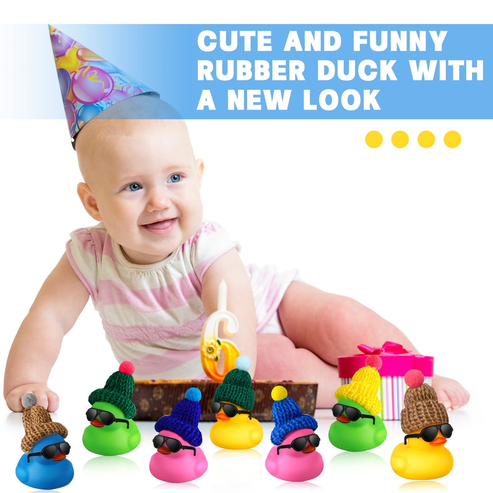 Mini Rubber Ducks with Sunglas - Rubber Duck Bath review and price