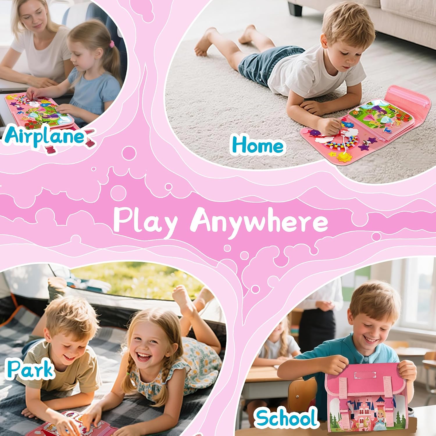 Fun Princess Castle Activity B - Kids Quiet Toys review and price