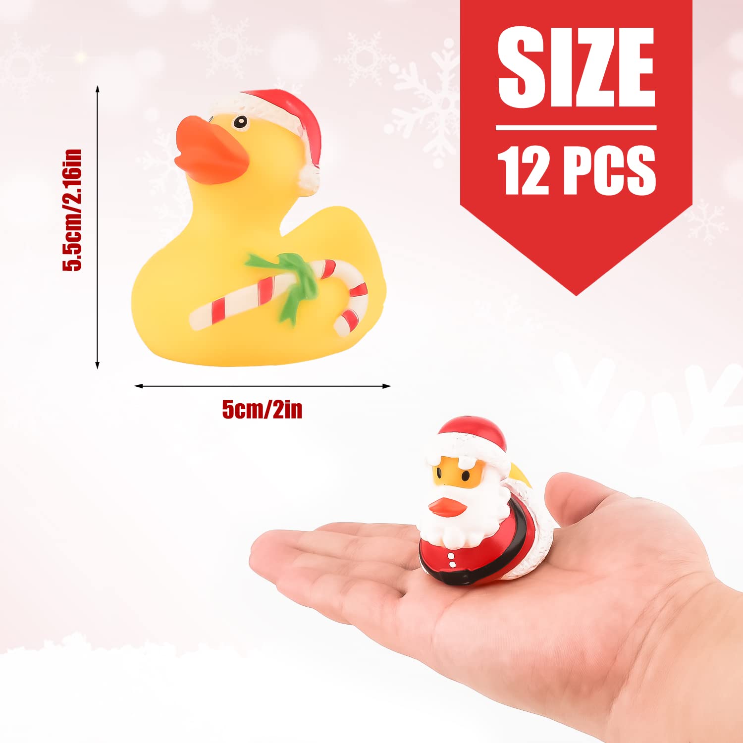 2/6/12PC Christmas Rubber Duck - Rubber Duck Bath review and price