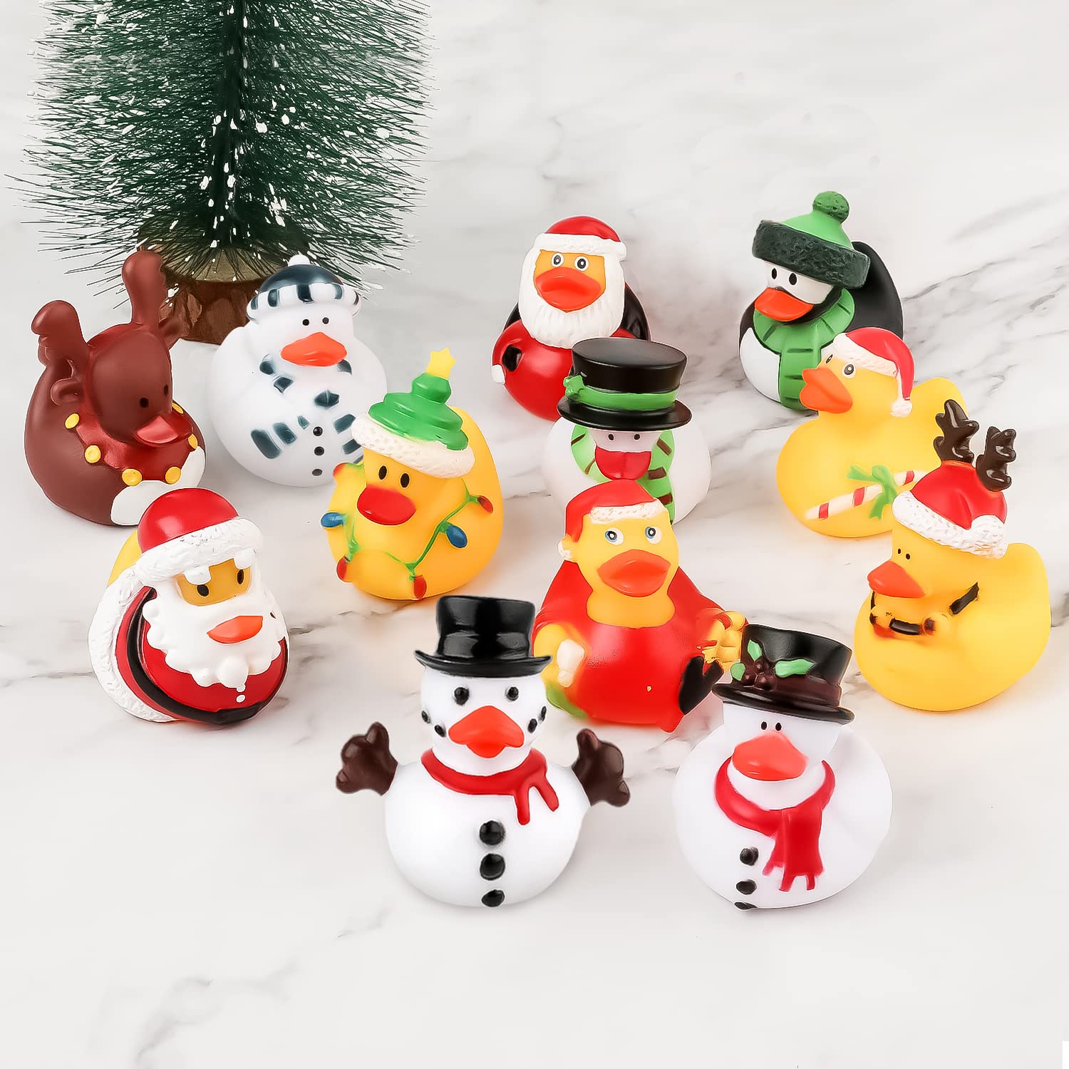 2/6/12PC Christmas Rubber Duck - Rubber Duck Bath review and price