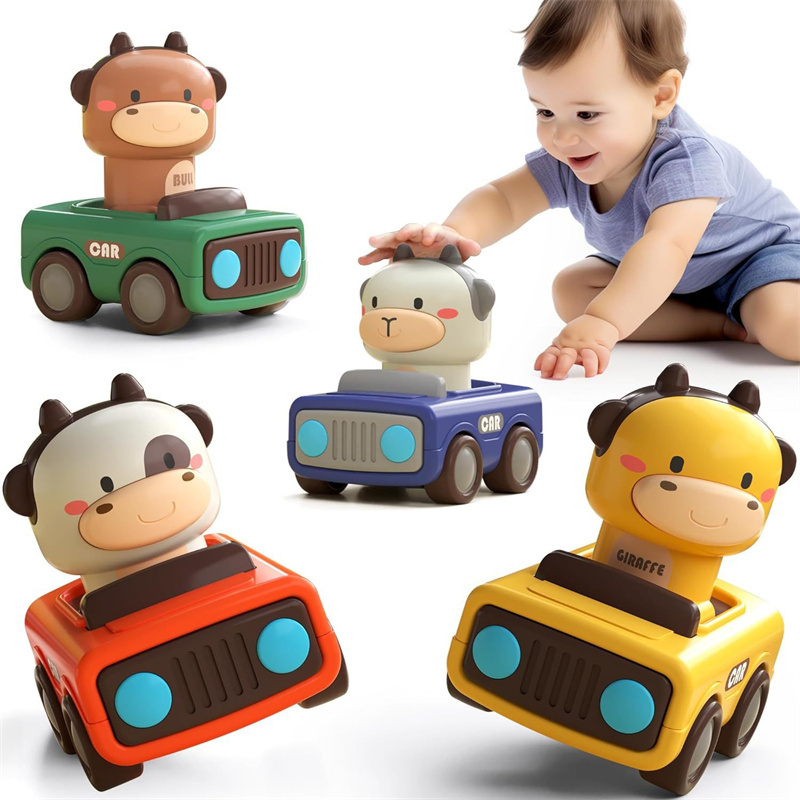 Animal Push and Go Car Toy, Du - Kids Toys Under 1 Year review and price