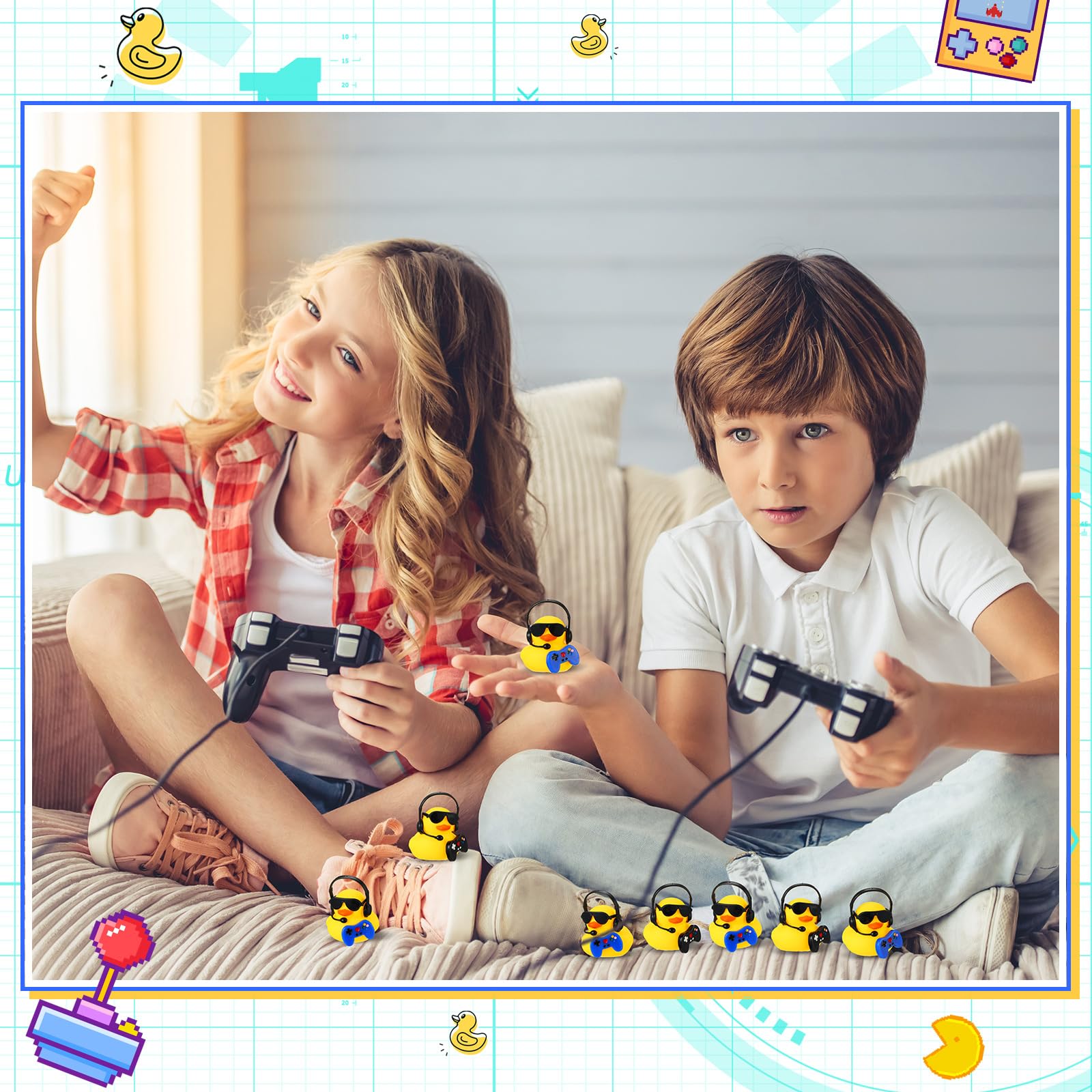 1 Set Video Game Party Favors  - Rubber Duck Bath review and price