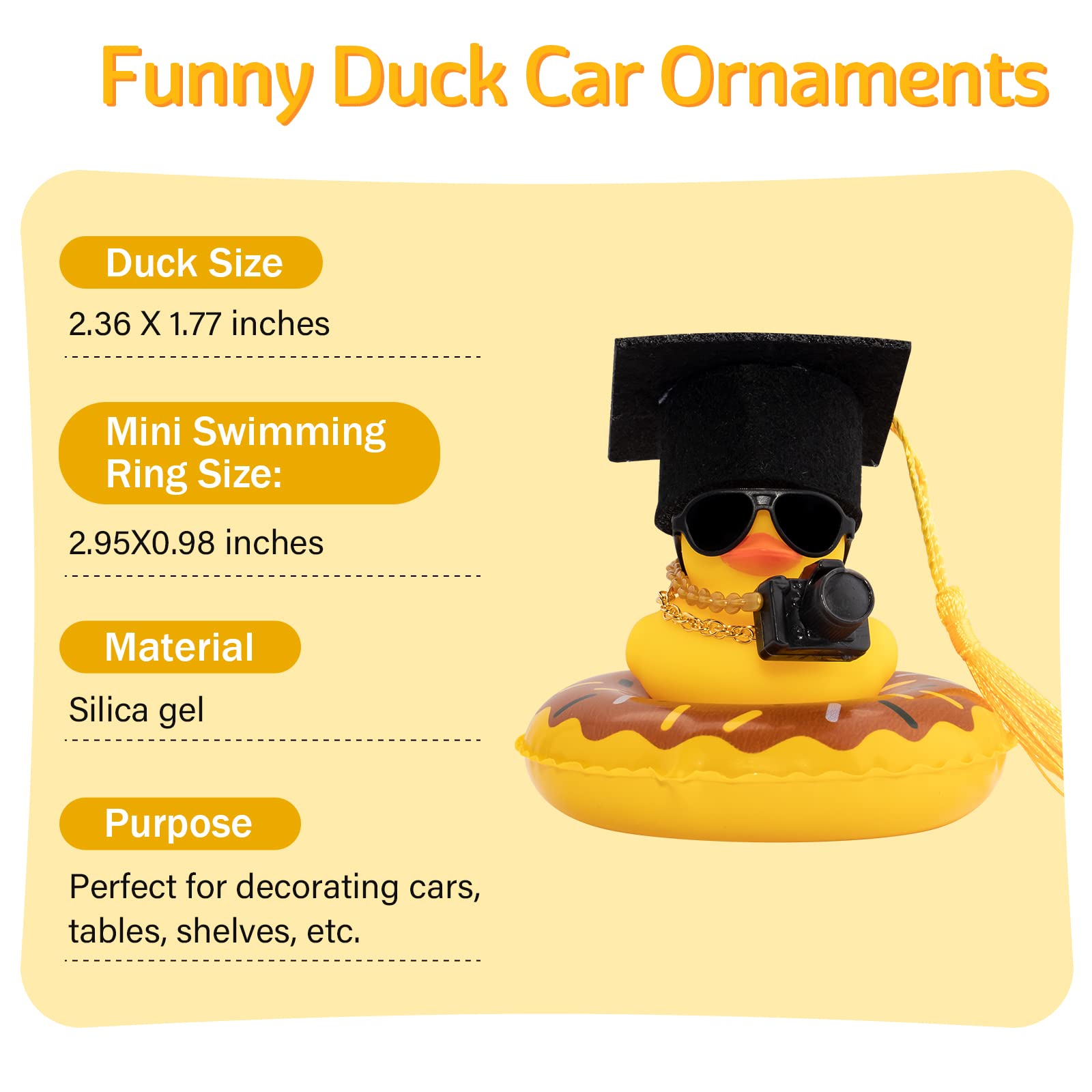 Duck Car Rubber Duck Dashboard - Rubber Duck Bath review and price