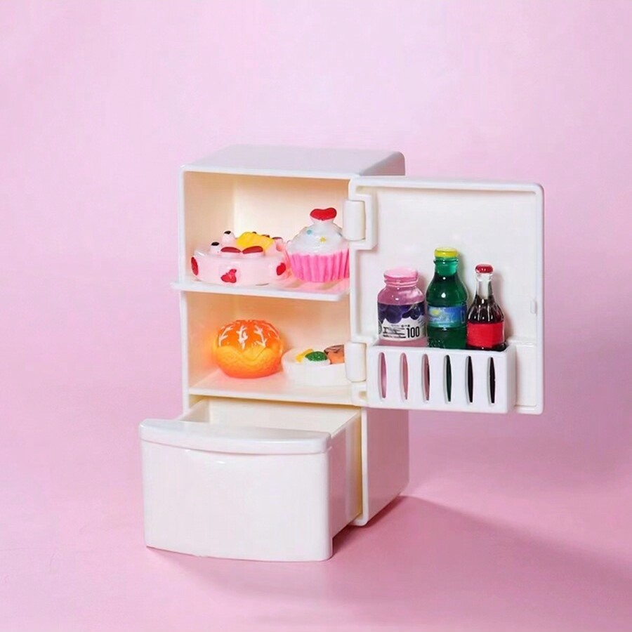 Dollhouse Miniature Refrigerat - Dollhouse Furniture Set review and price