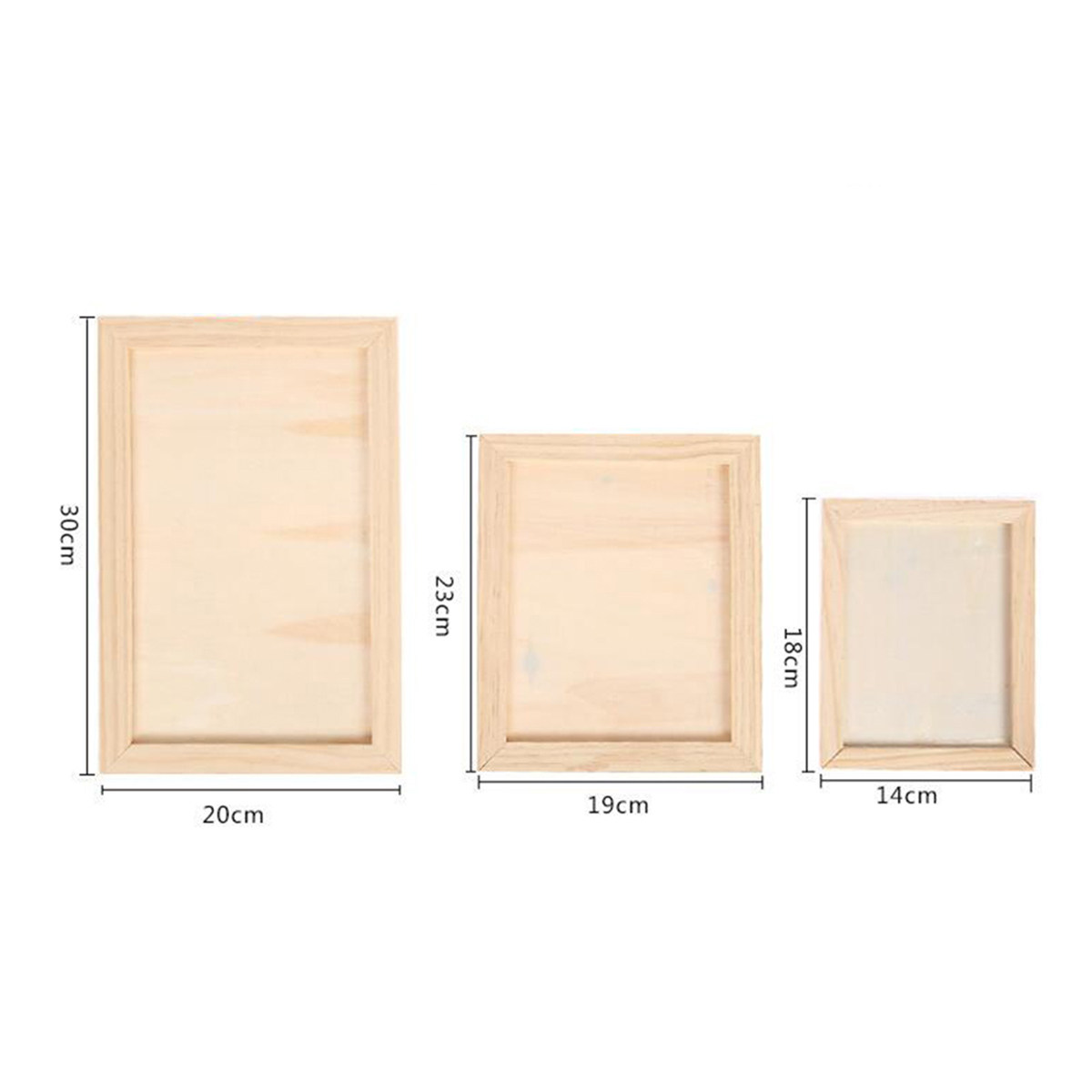 2Pcs Blank Wooden Painting Fra - Kids Art Easel review and price