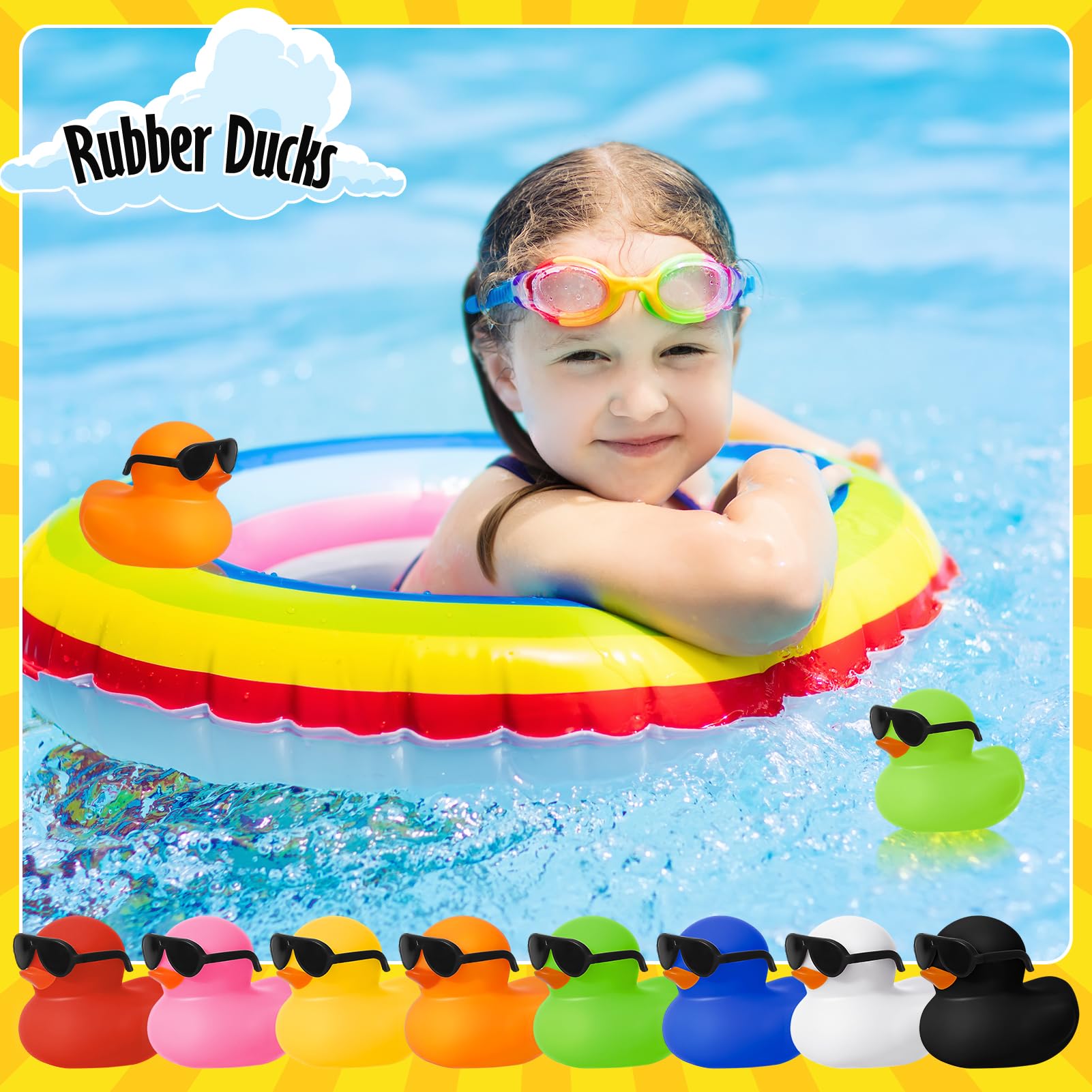 6/12/24/48PC Black  Rubber Duc - Rubber Duck Bath review and price