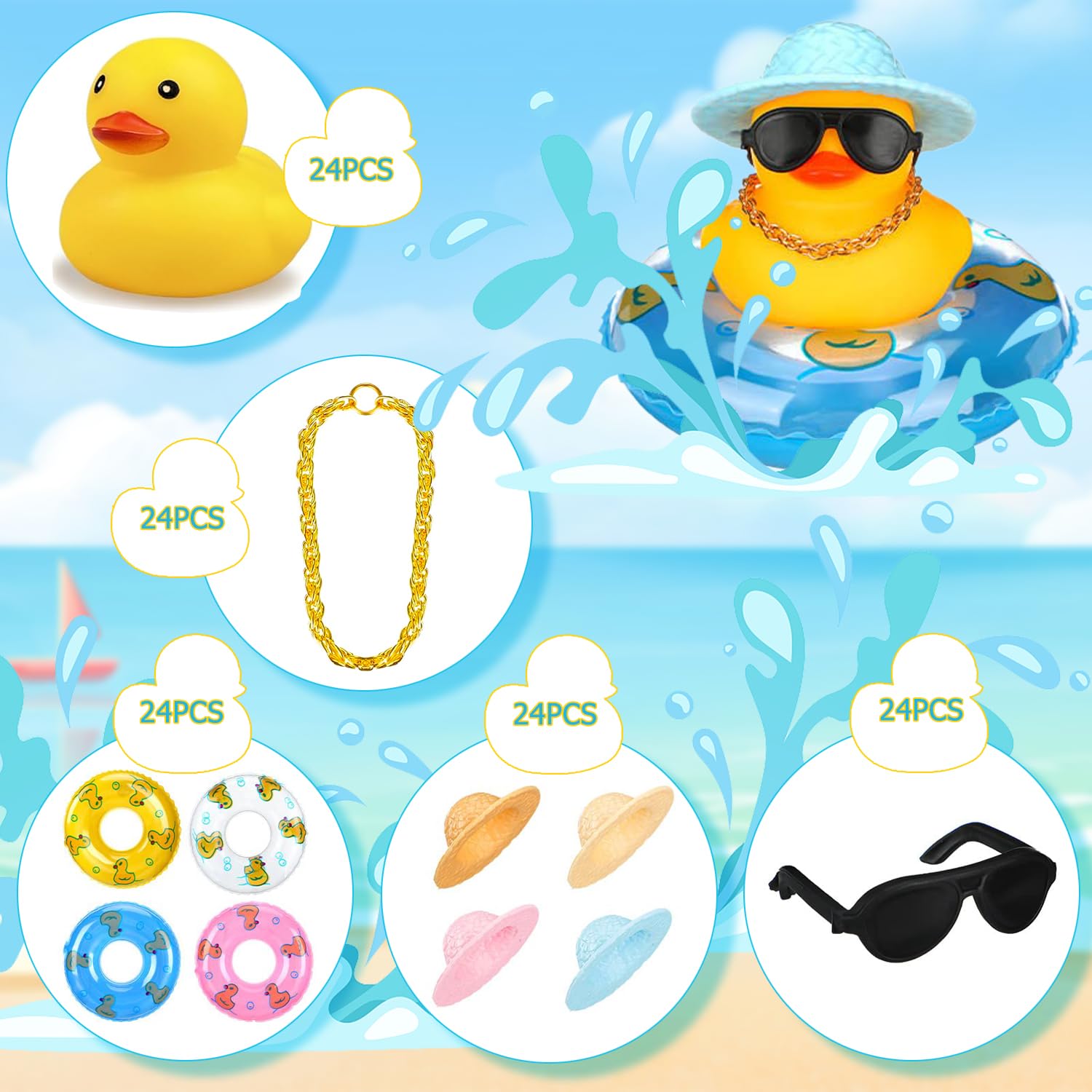 6-36 Set Mini Rubber Ducks in  - Rubber Duck Bath review and price