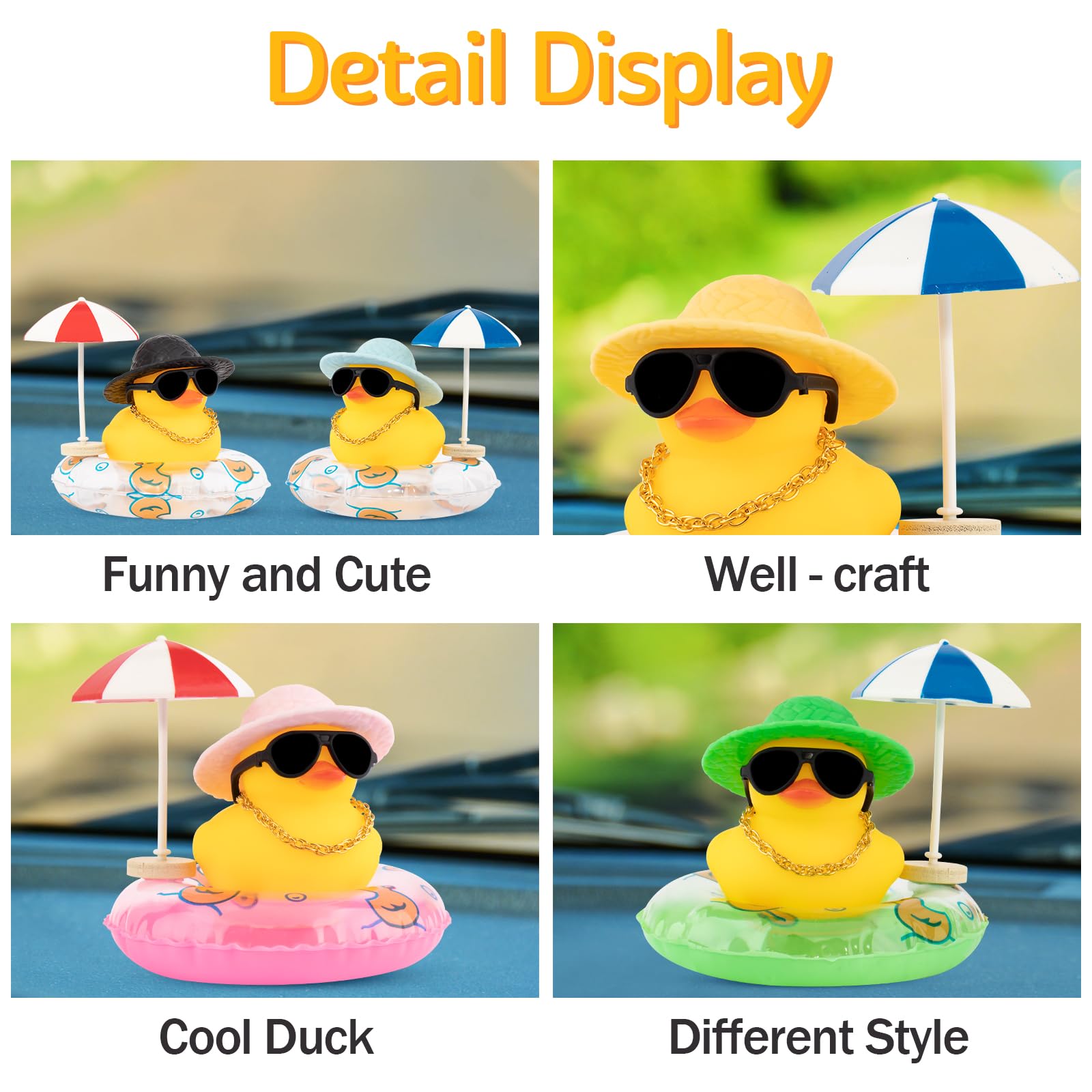 Car Rubber Ducks, Dashboard De - Rubber Duck Bath review and price