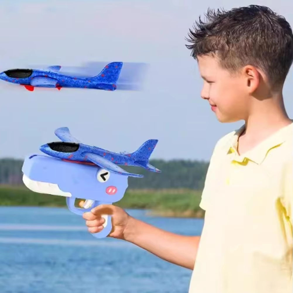 Dinosaur Foam Airplane Launche - Catapult Launcher Toy review and price