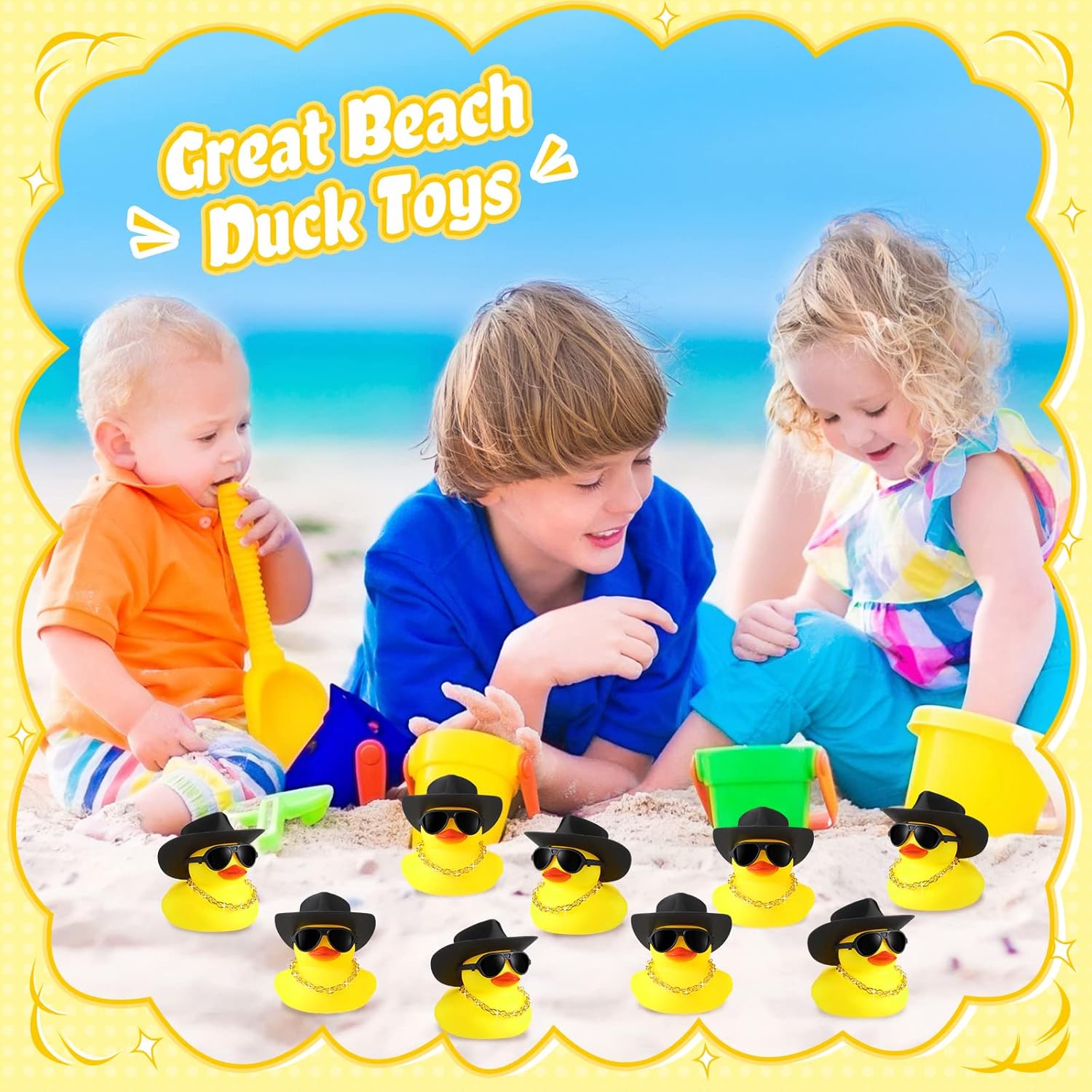 6/12/24 pcs Cowboy Rubber Duck - Rubber Duck Bath review and price