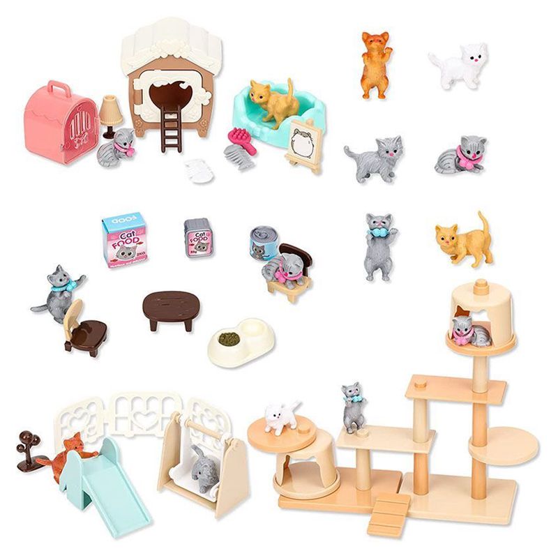 Cat Part Pet Set Kawaii Items  - Dollhouse Furniture Set review and price