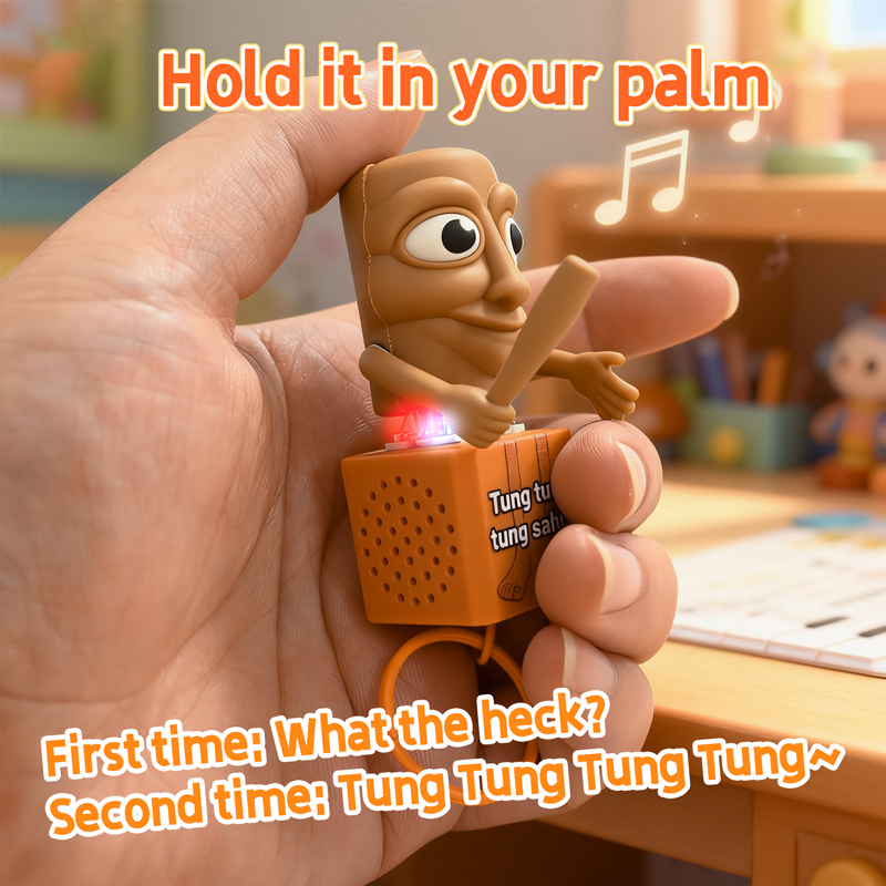 Tung tung tung Sahur Keychain  - Kids Quiet Toys review and price