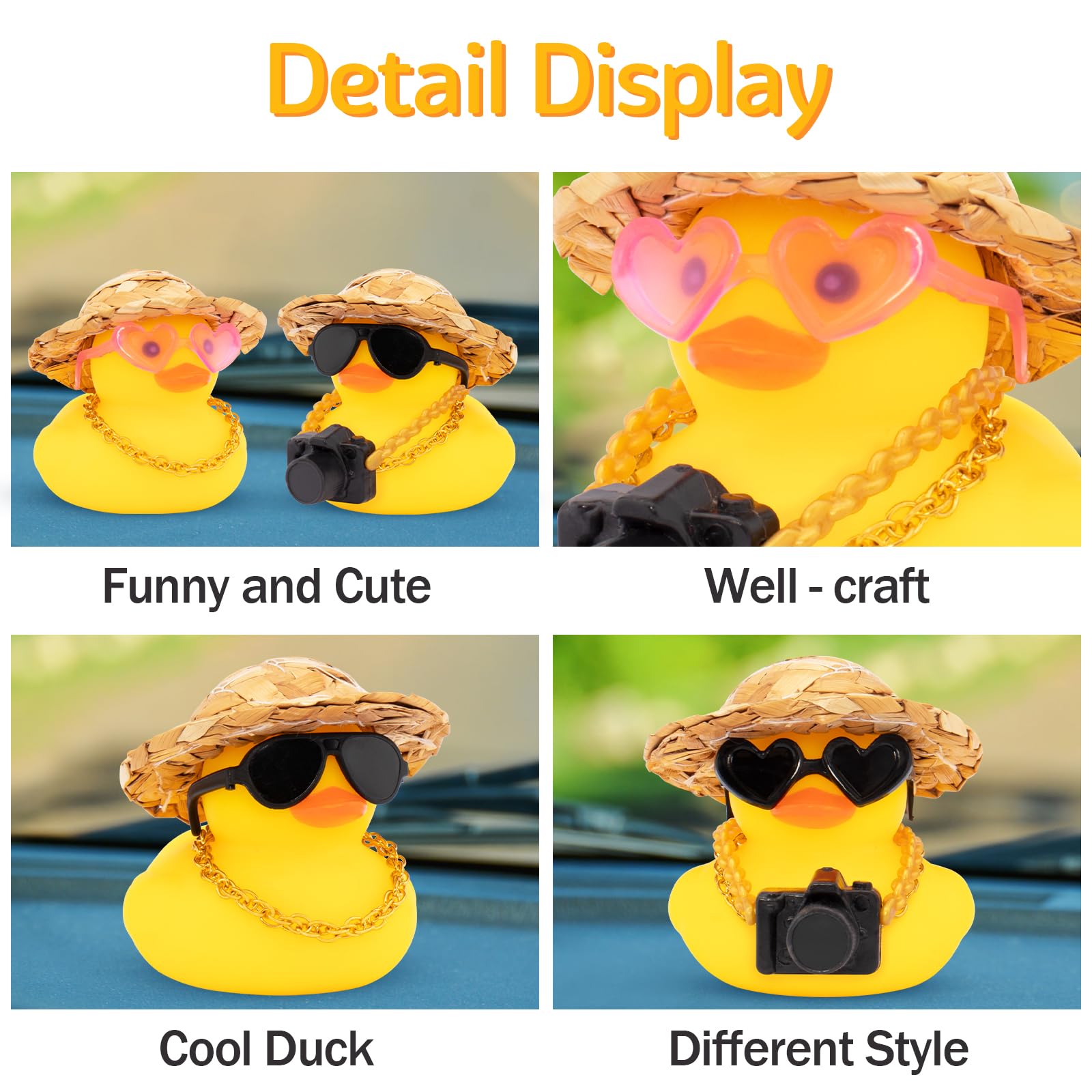 10-100pcs Car Decorations Rubb - Rubber Duck Bath review and price