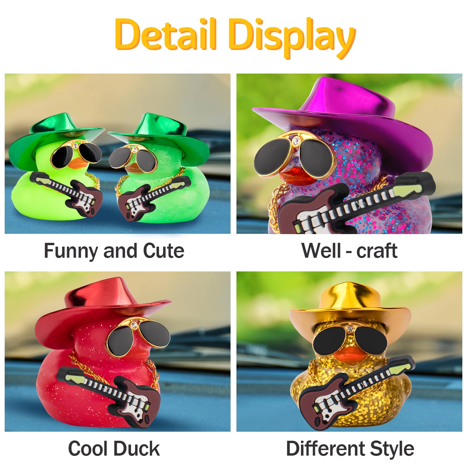 Car Decorations Laser Cowboy H - Rubber Duck Bath review and price