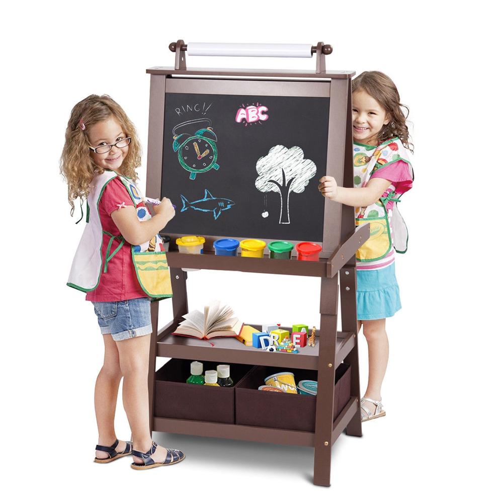 Kids Standing Art Easel With 2 - Kids Art Easel review and price