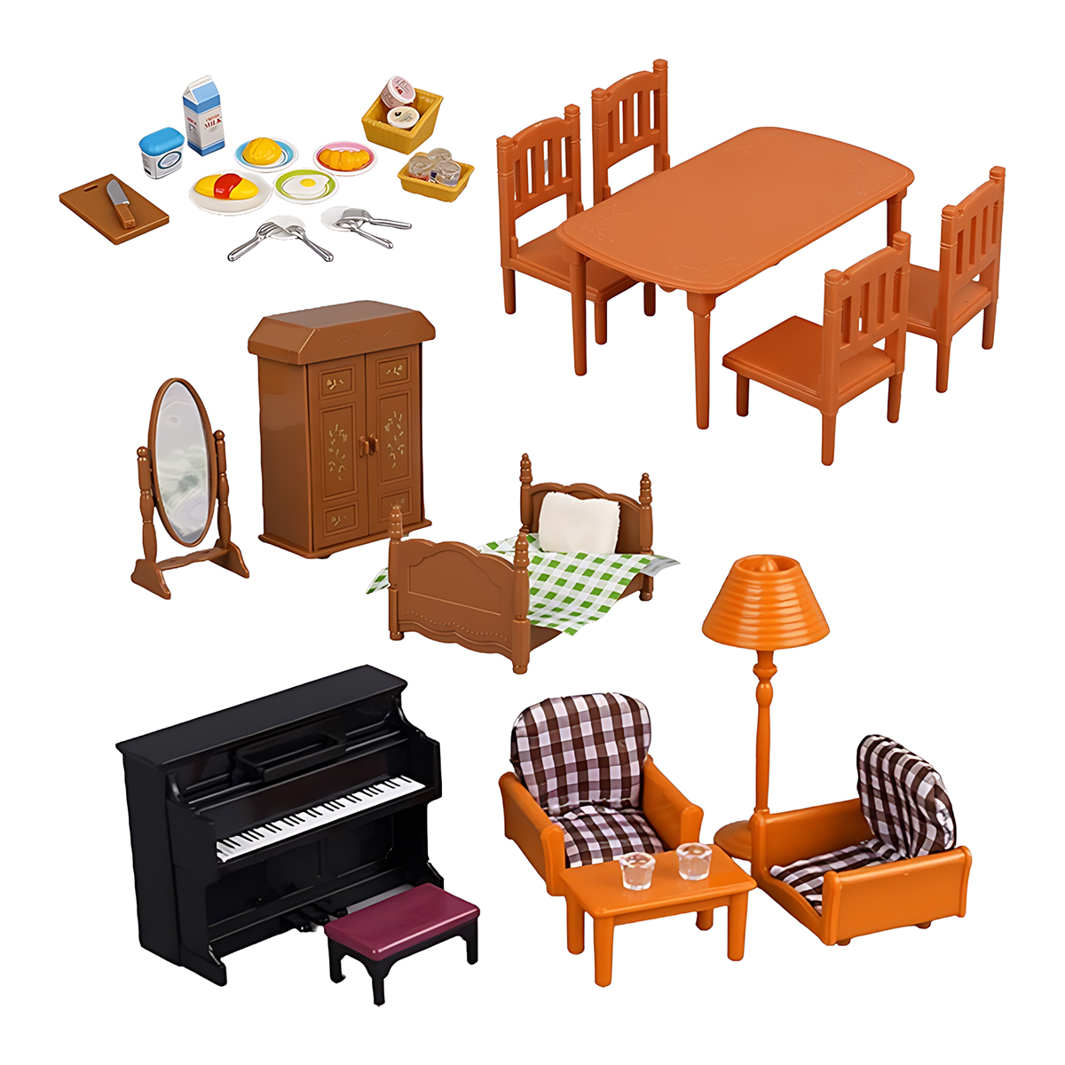 Miniature Furniture 1:12 Dollh - Dollhouse Furniture Set review and price